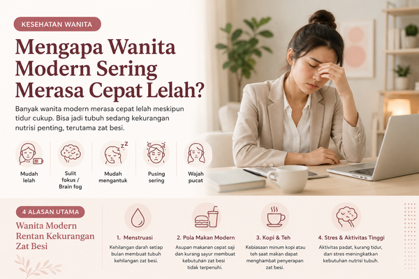 Mengapa Wanita Modern Sering Merasa Cepat Lelah?