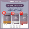 (HALAL) Perdays Pregnancy Iron Vitamin C + Perdays Plant Calcium Complex K2 60 Tablet + Pregnancy DHA 60 Soft Capsul BPOM TGA Made In Australia Suplemen Hamil (BUNDLING 9 PCS)