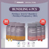 (HALAL) Perdays Pregnancy DHA 60 Soft Capsul + Perdays Pregnancy Iron & Vitamin C 30 Tablet (Isi 6 pcs)